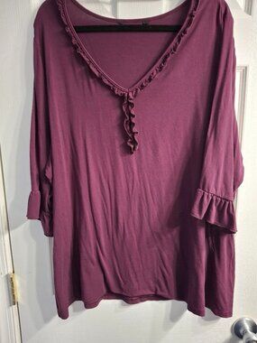 Bloom Chic 3/4 bell sleeves with ruffles